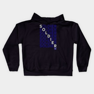 Soldier Stacked Kids Hoodie